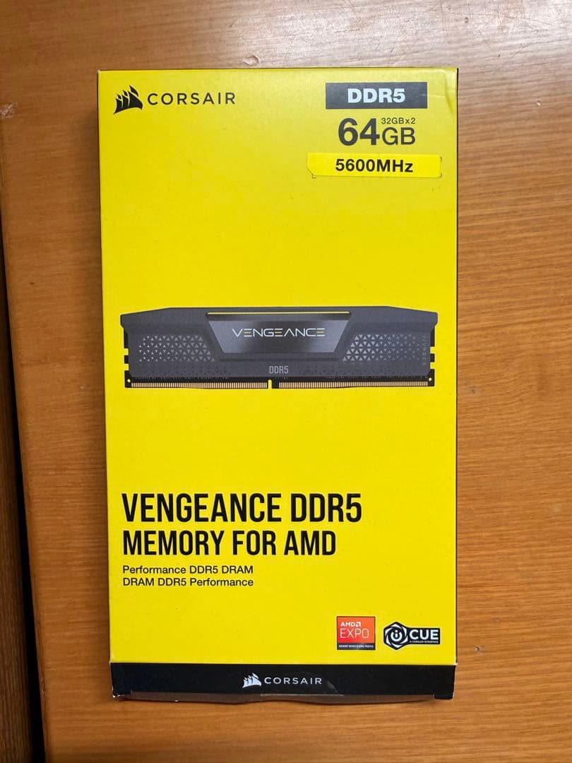 CORSAIR DDR5-5600MHz 64GB(32GB×2)