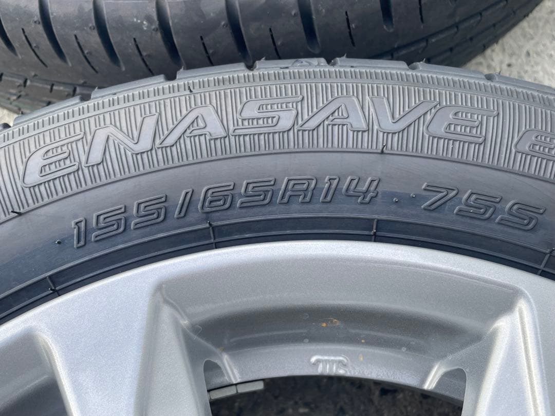 ☆ダイハツ　ミライース　14インチ　純正アルミホイール　4本セット　新車外し☆