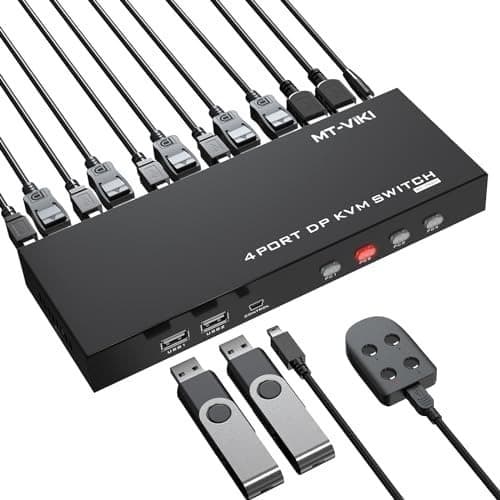 DisplayPort DP 切替器 4 ポート MT-VIKI