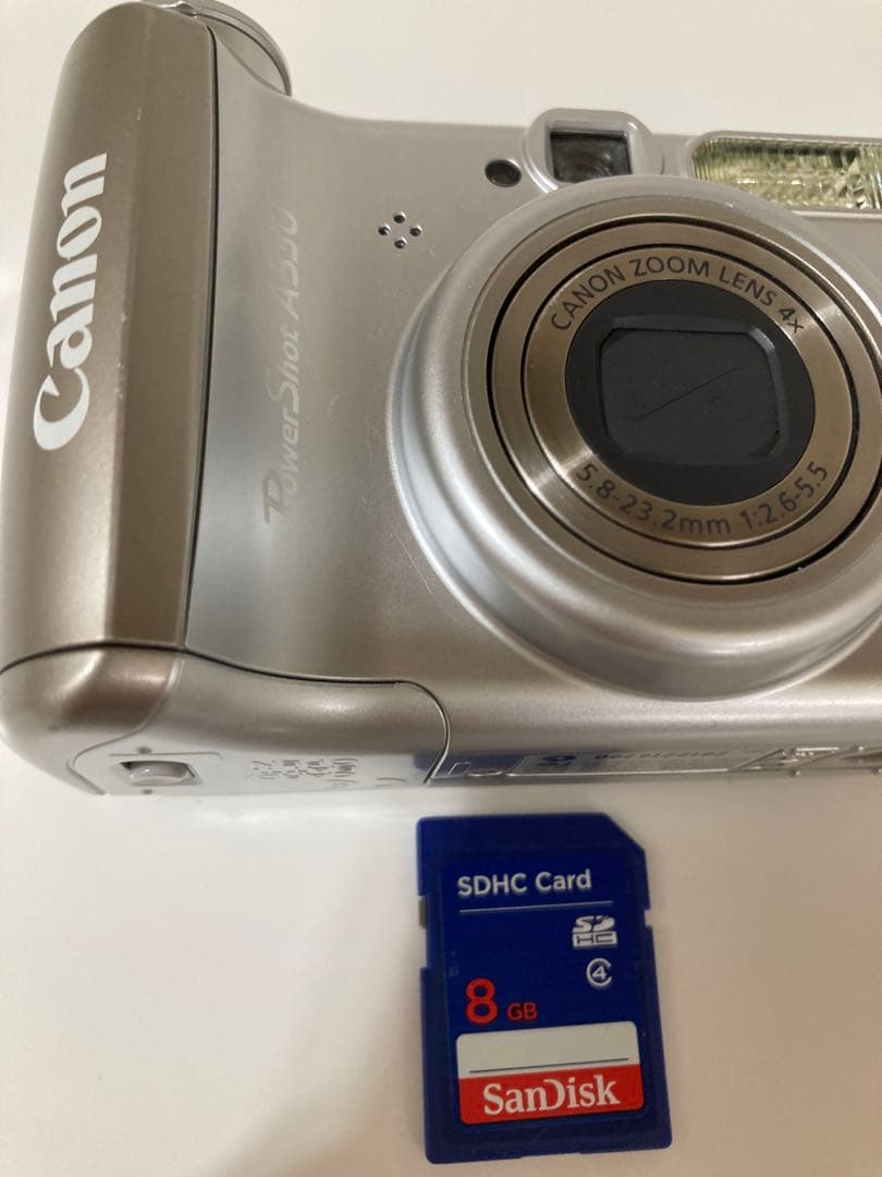 動作確認済 Canon PowerShotA530 デジタルカメラ SDカード付