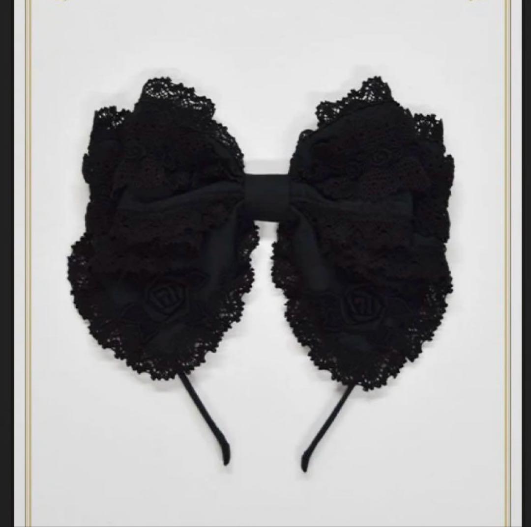 Romantic Dream Rose カチューシャ ブラック