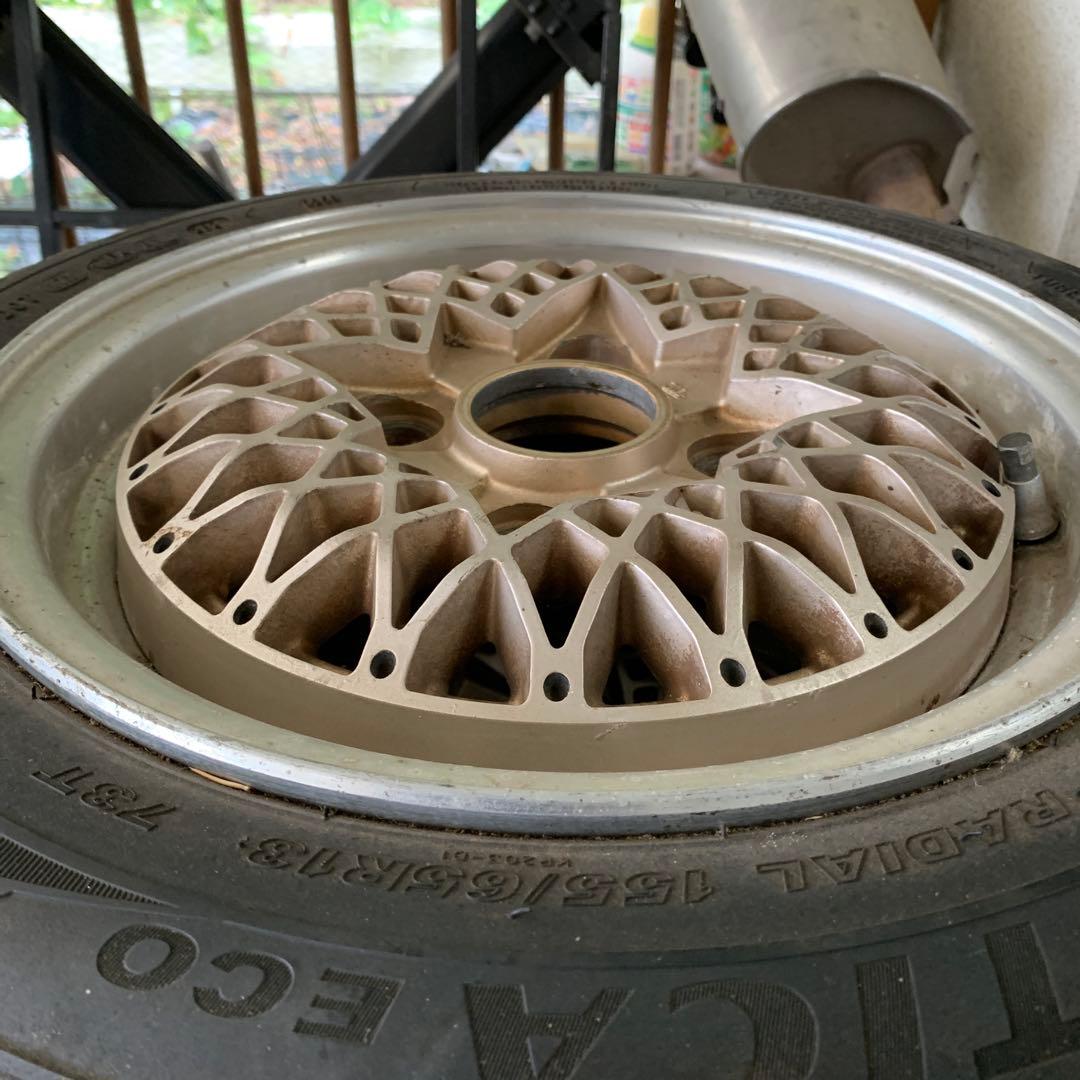 旧車？114.3 4穴　4本セット　オフセット38 5.5J