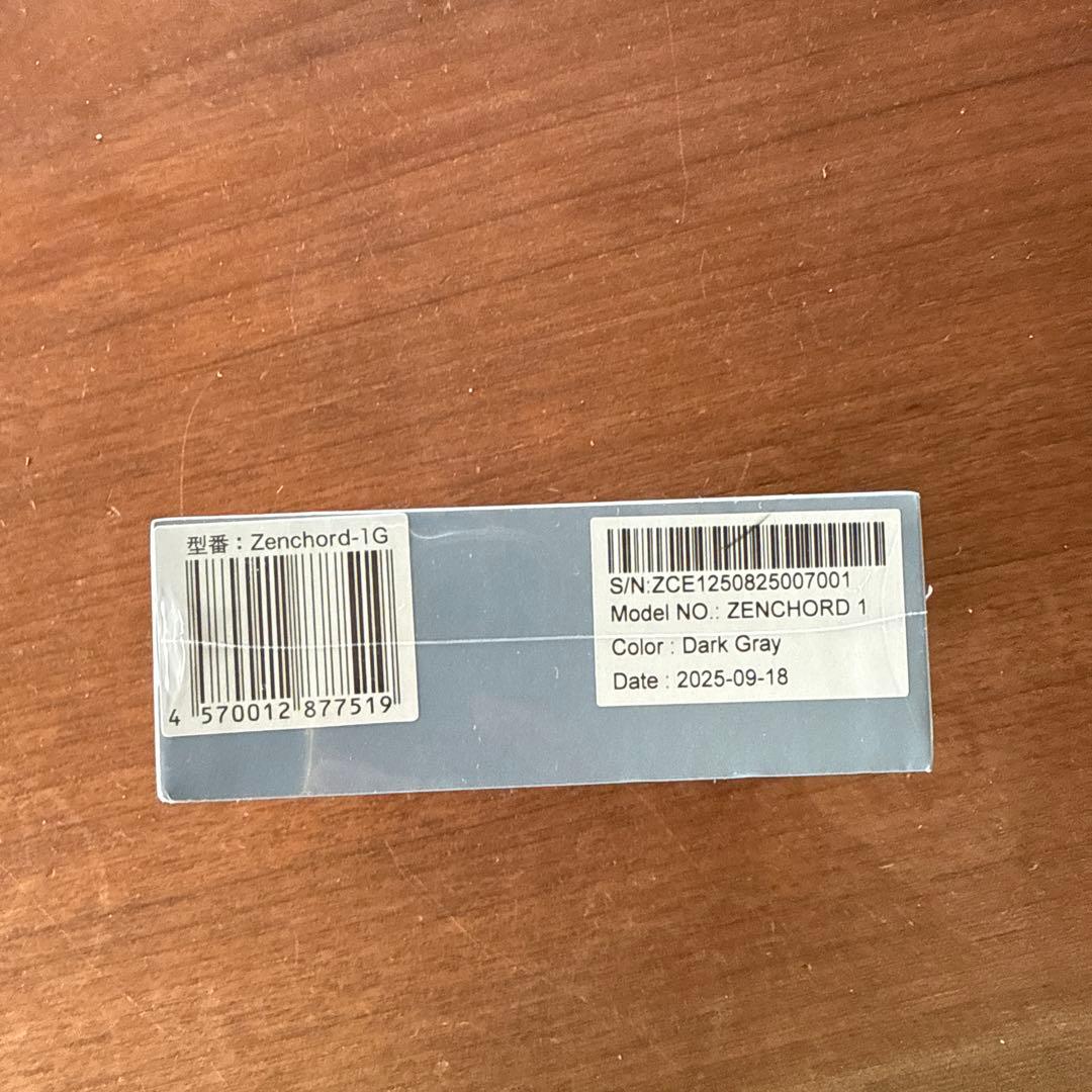 Zenchord 1 ワイヤレスイヤフォン ダークグレー