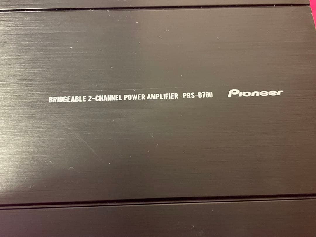 carrozzeria PRS-D700 2チャンネルパワーアンプ