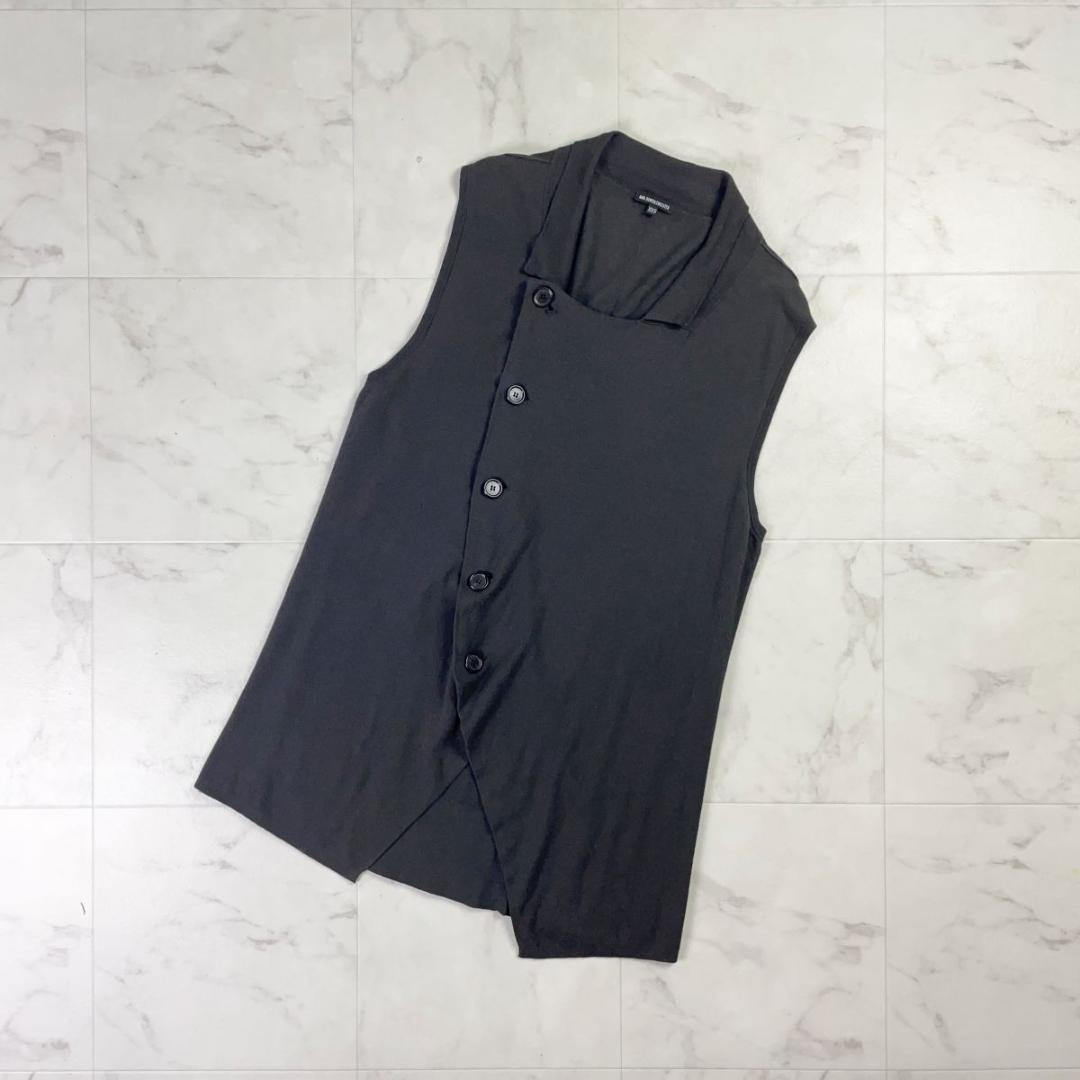 美品 アンドゥムルメステール ロングジレ チャコールグレー XXS*LD205