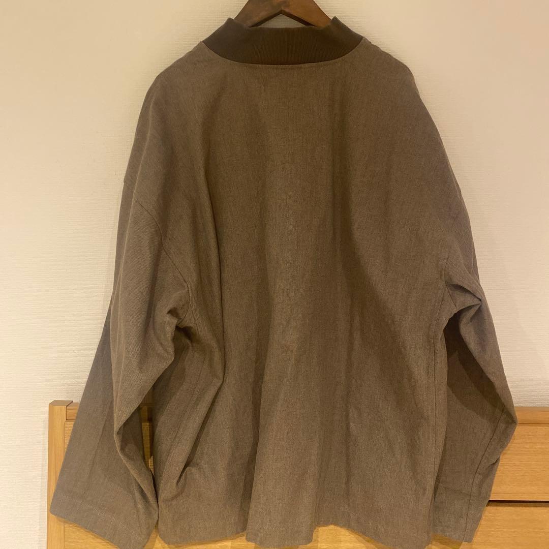 YS ノーカラー ブラウンジャケット