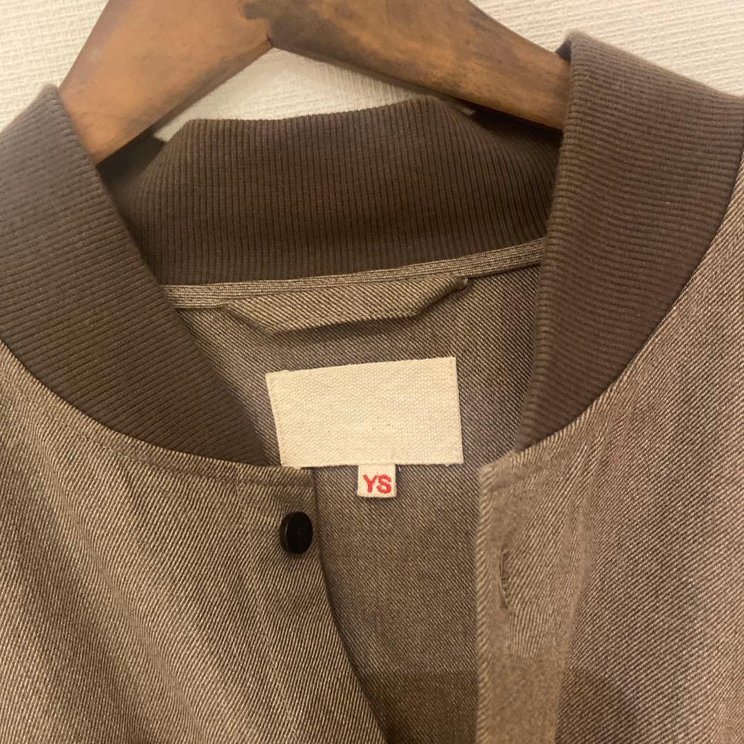 YS ノーカラー ブラウンジャケット