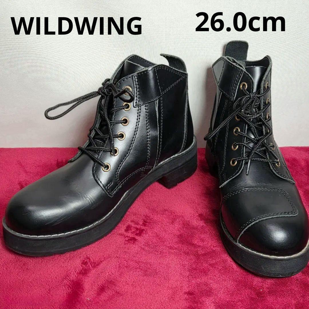 WILDWING スワロー 厚底 26.0cm ワイルドウィング バイクブーツ