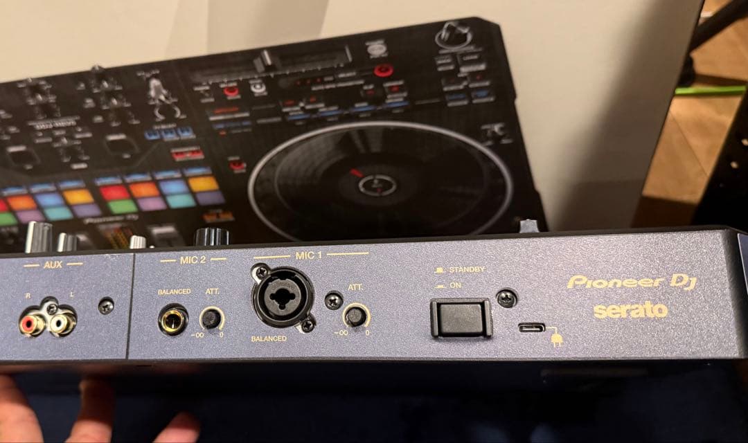 Pioneer DJ DDJ-REV5 スキンカスタム(ブルー&ベージュ)