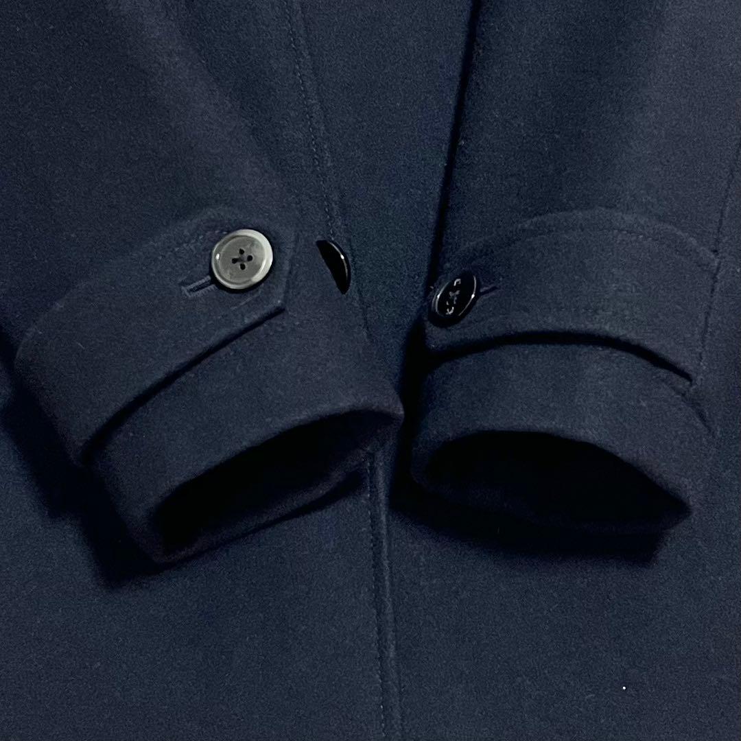 【美品】ポールスミス ダッフルコート ネイビー フード着脱可 メンズ サイズM