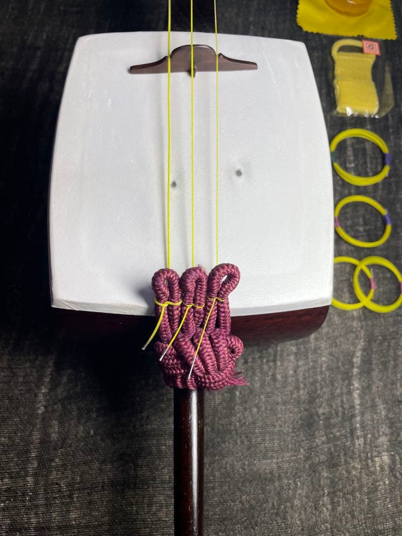 和胡弓　竹弓馬毛　　付属品