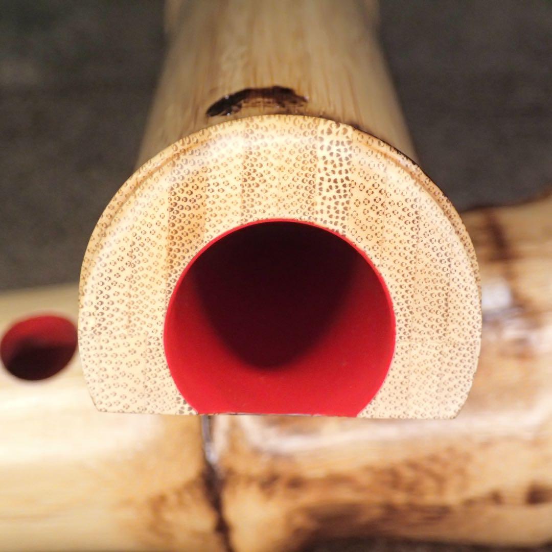 尺八 高級合竹曲管 蝴蝶 １尺４寸管(F♯)