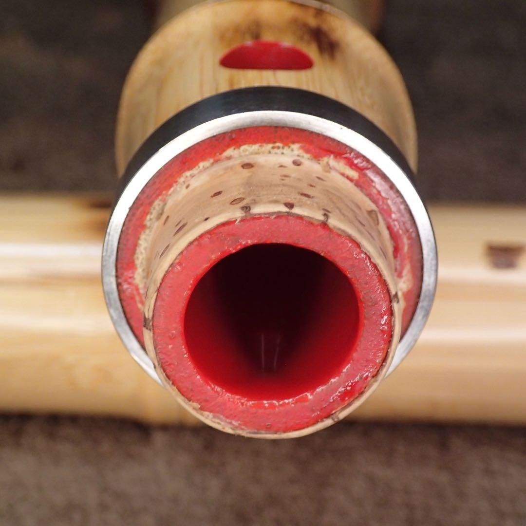 尺八 高級合竹曲管 蝴蝶 １尺４寸管(F♯)