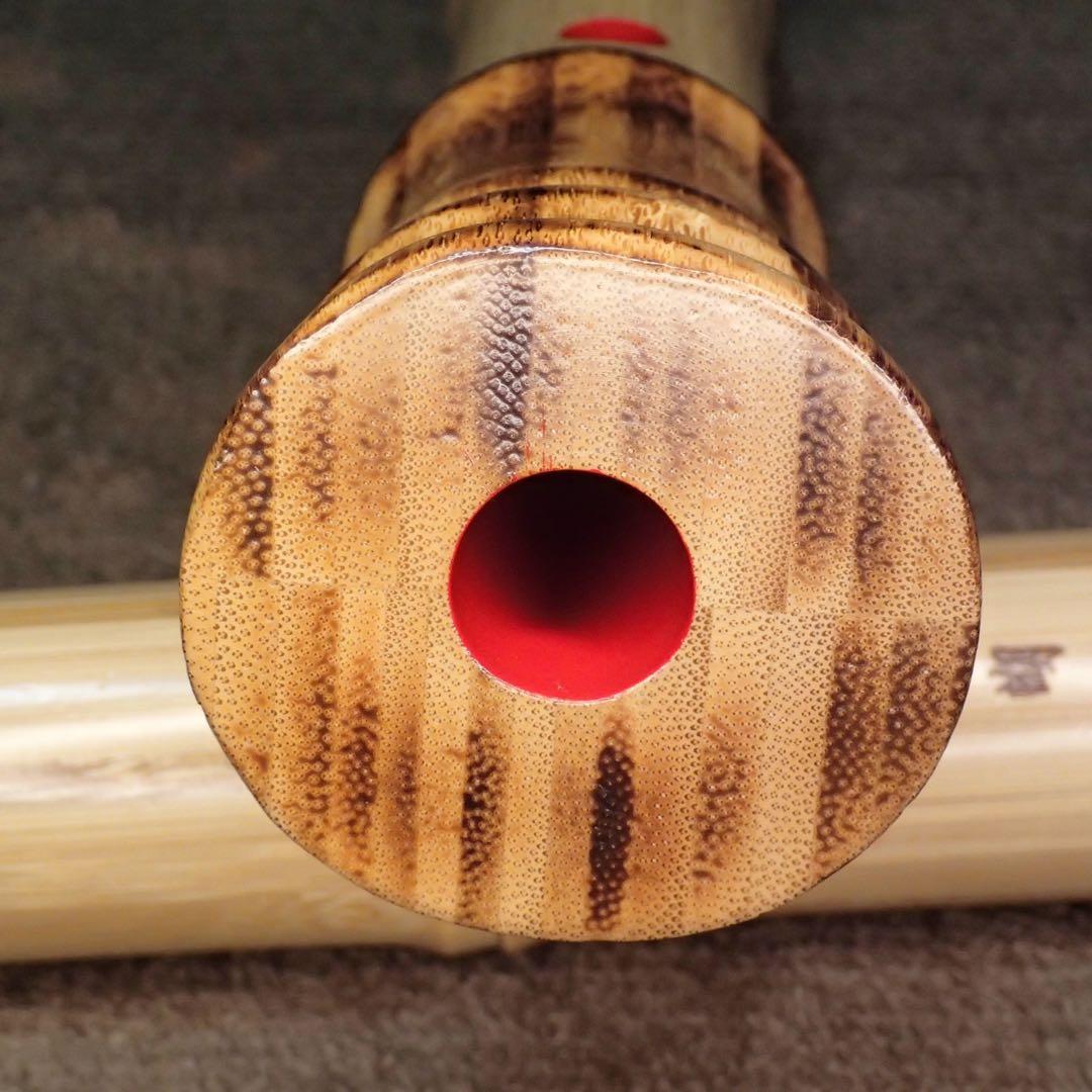 尺八 高級合竹曲管 蝴蝶 １尺４寸管(F♯)