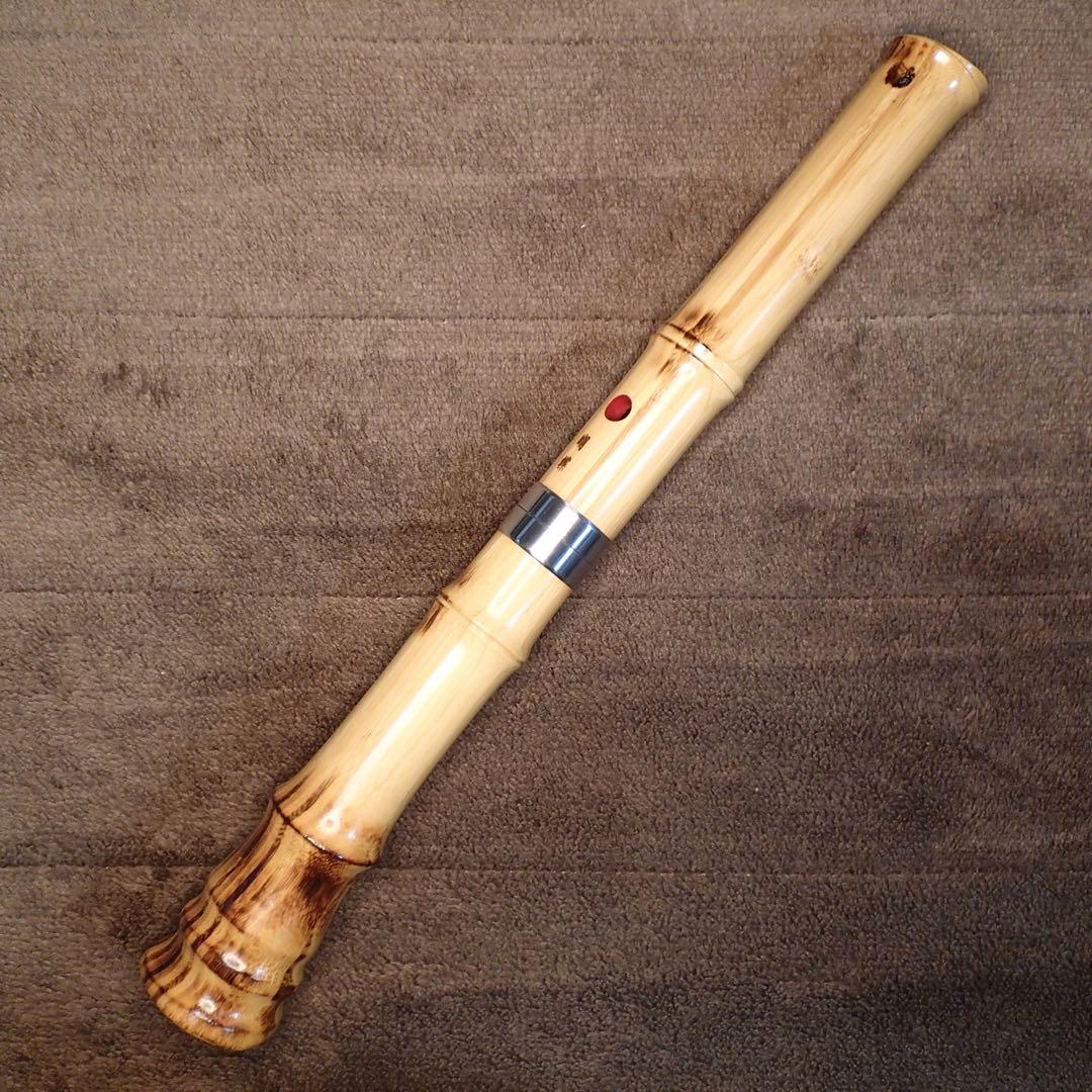 尺八 高級合竹曲管 蝴蝶 １尺４寸管(F♯)