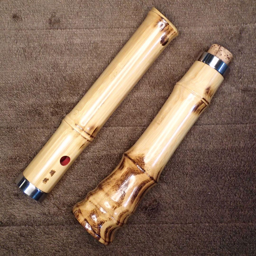 尺八 高級合竹曲管 蝴蝶 １尺４寸管(F♯)