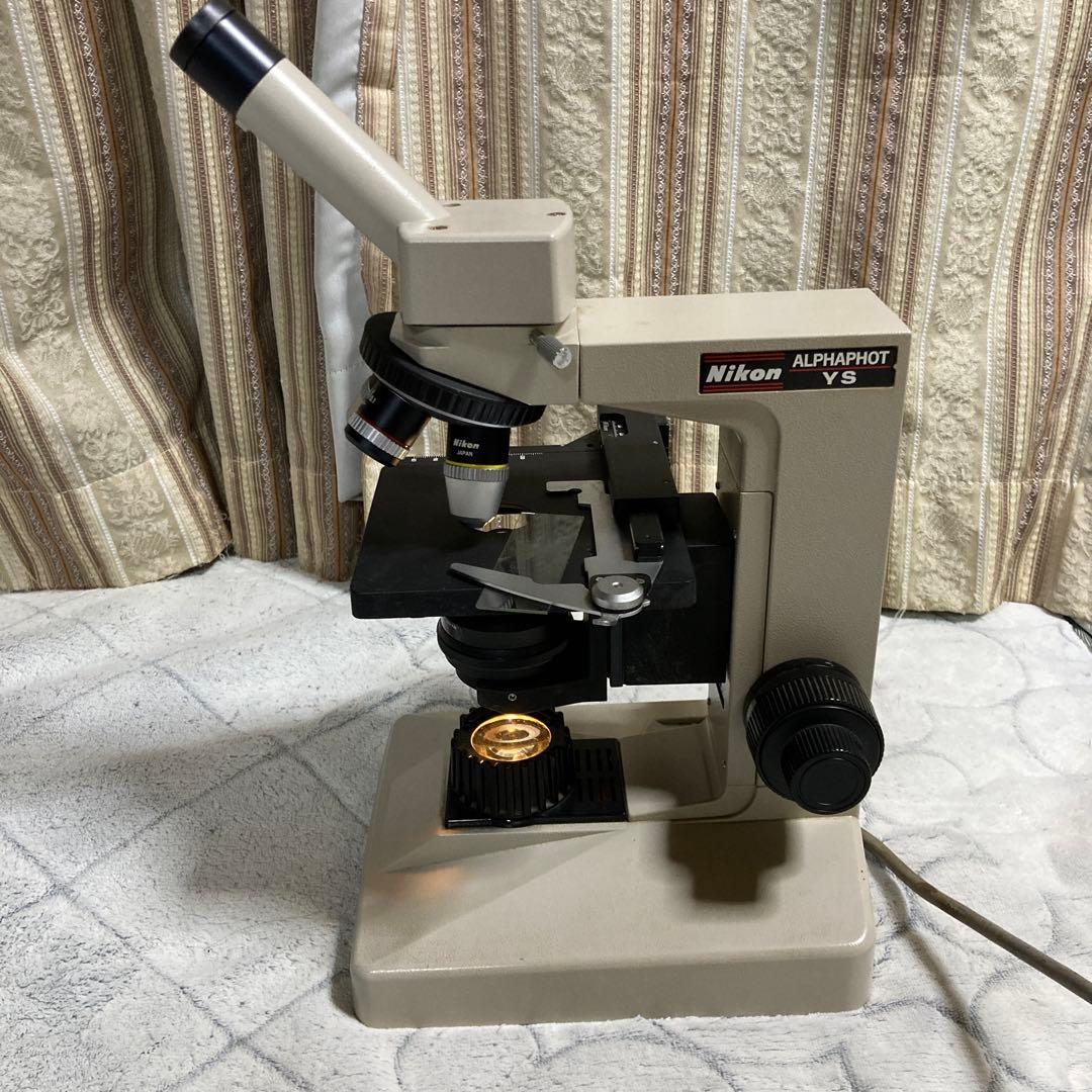 Nikon ニコン　単眼正立明視野顕微鏡　ハードケース+使用説明書付き