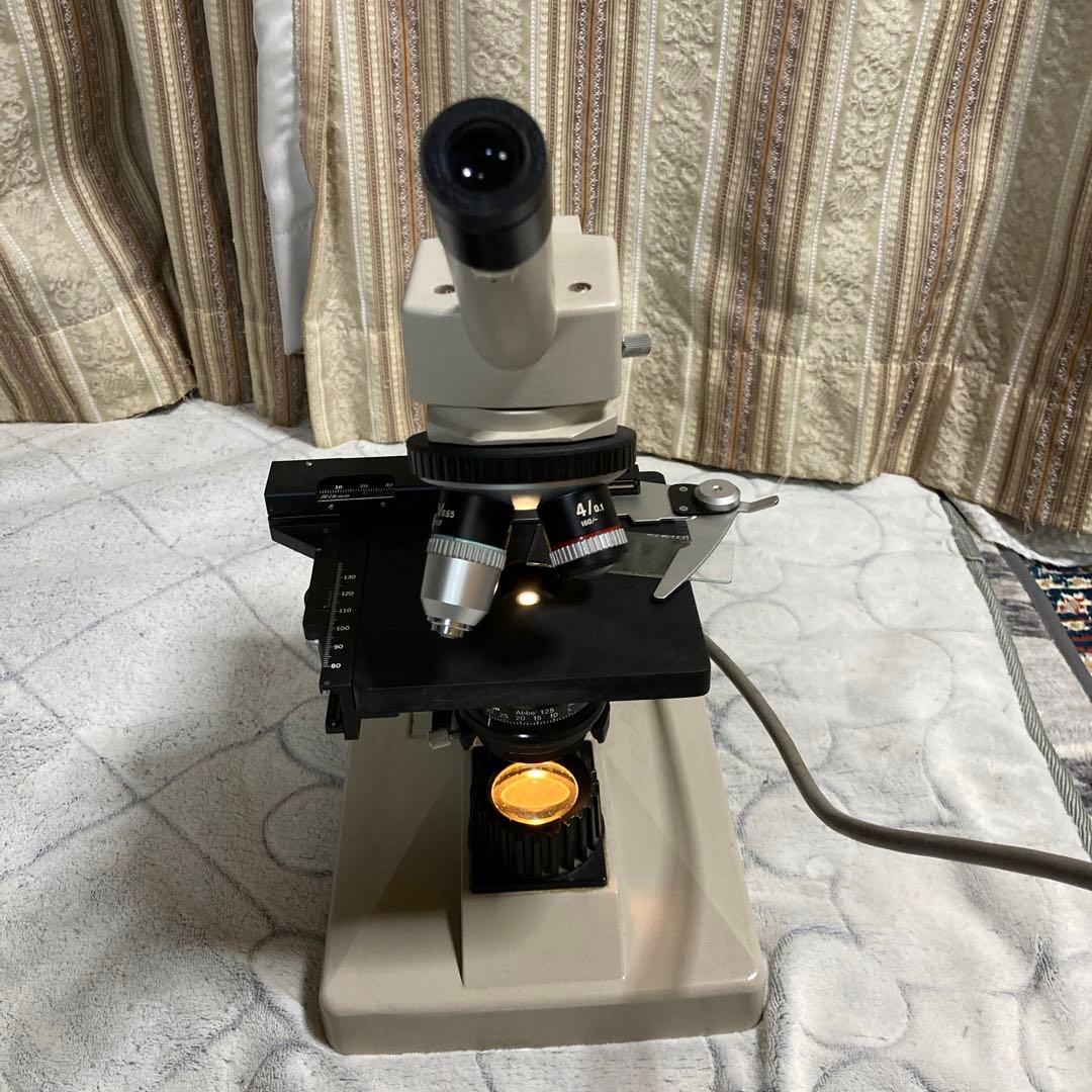 Nikon ニコン　単眼正立明視野顕微鏡　ハードケース+使用説明書付き