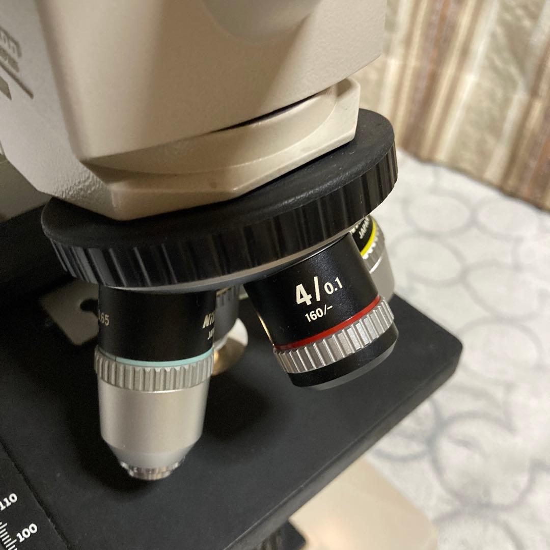 Nikon ニコン　単眼正立明視野顕微鏡　ハードケース+使用説明書付き