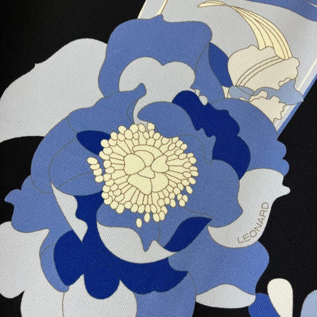 近年美品 レオナール チュニック パフューム 香水柄 38