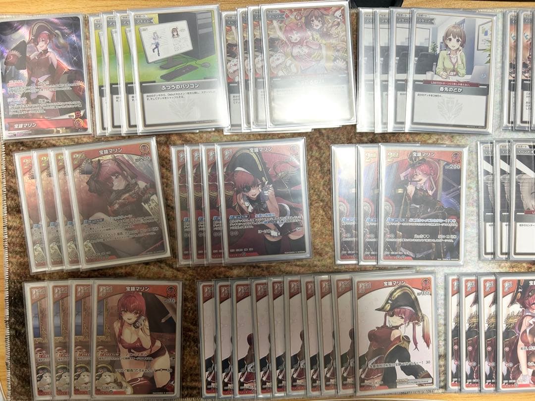 ホロライブ カード　宝鐘マリンデッキパーツ