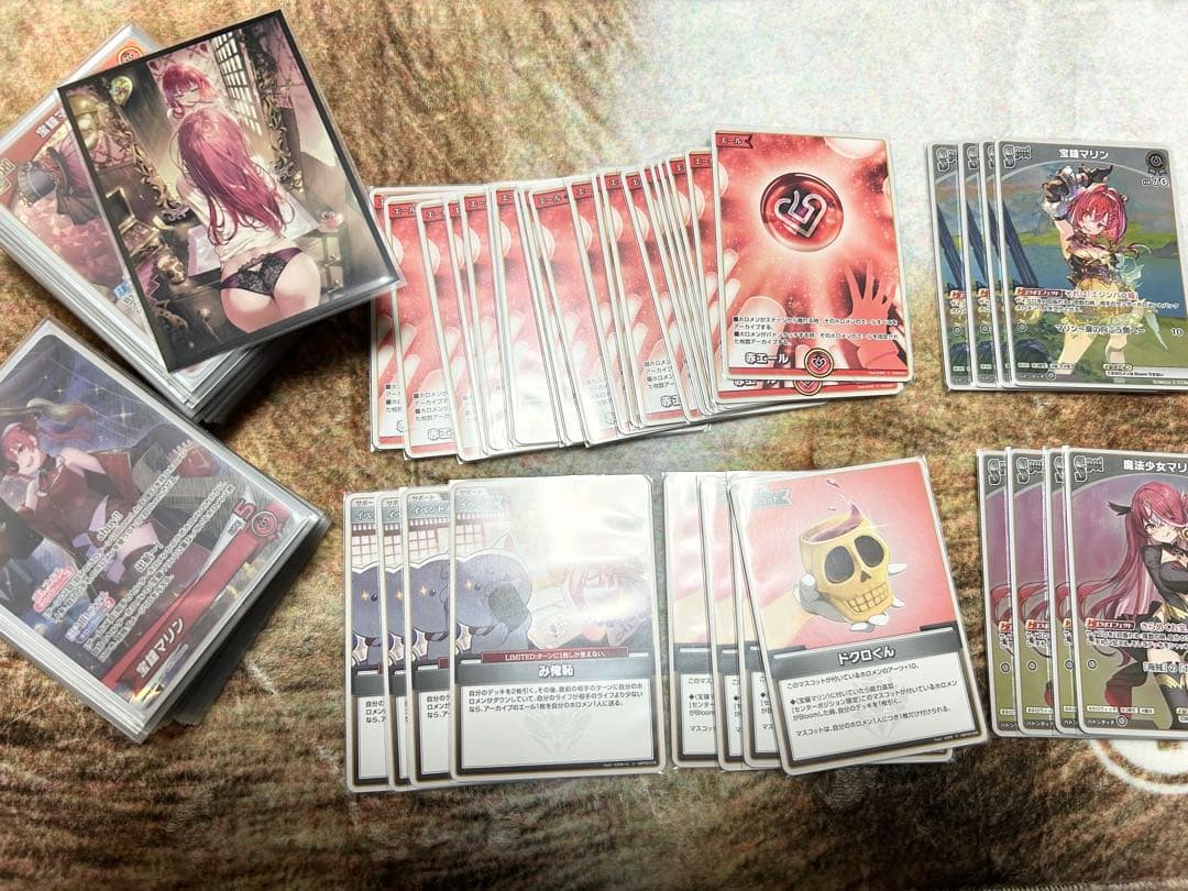 ホロライブ カード　宝鐘マリンデッキパーツ