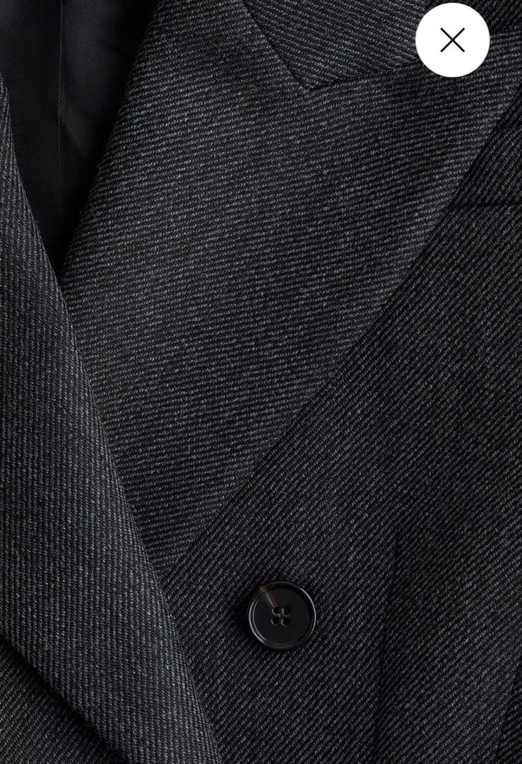  Studio 2025ダブルブレストウールブレザー テーラードジャケット