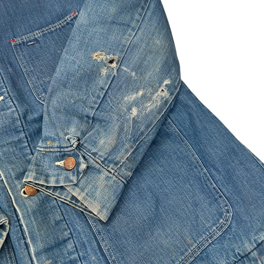 60’s USA製 Wrangler ボロ デニムカバーオール