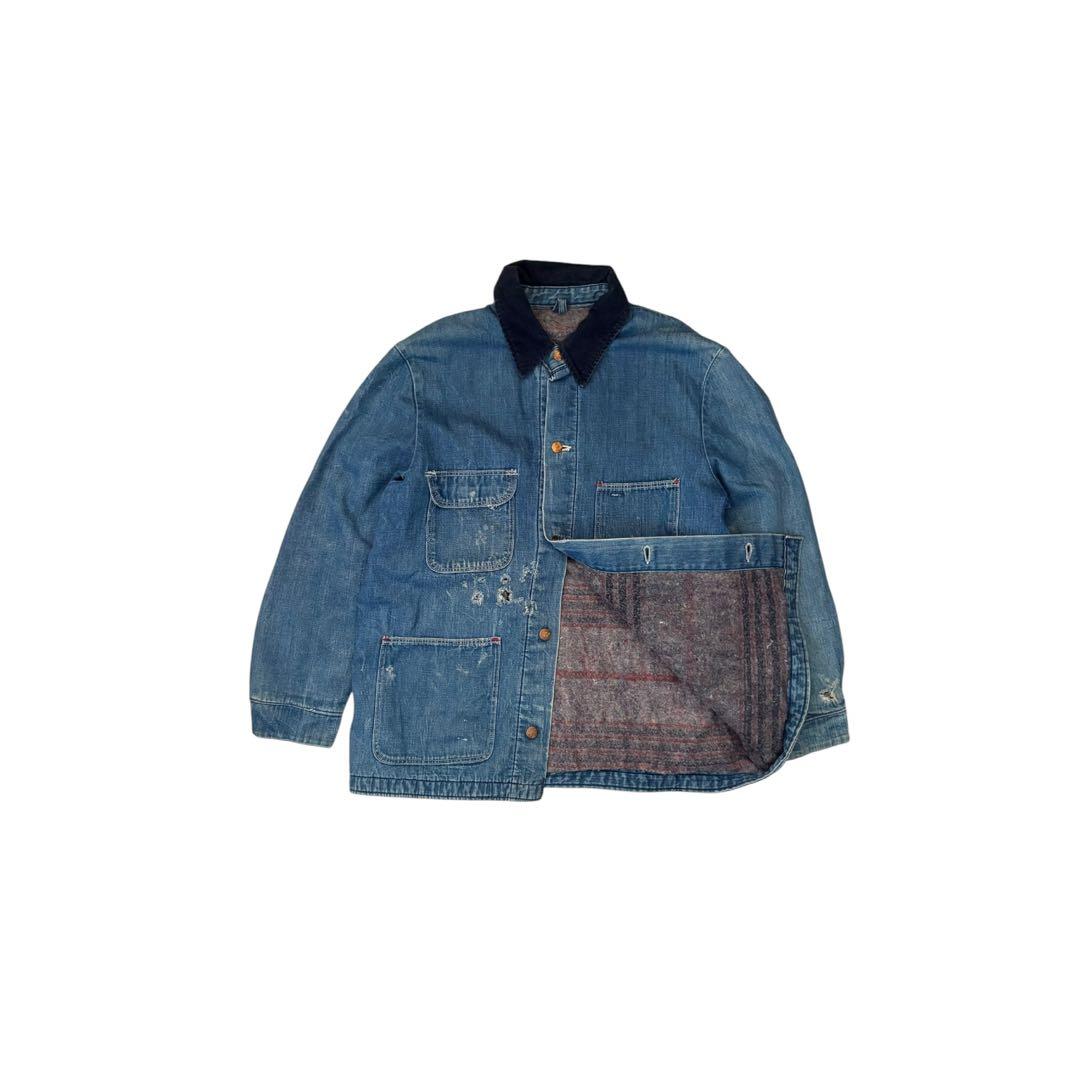 60’s USA製 Wrangler ボロ デニムカバーオール