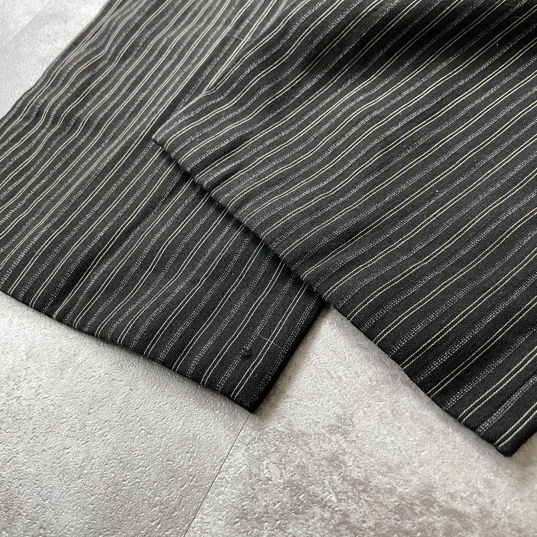 40-50s フレンチワーク ストライプ ブラック ファーマーズ W31