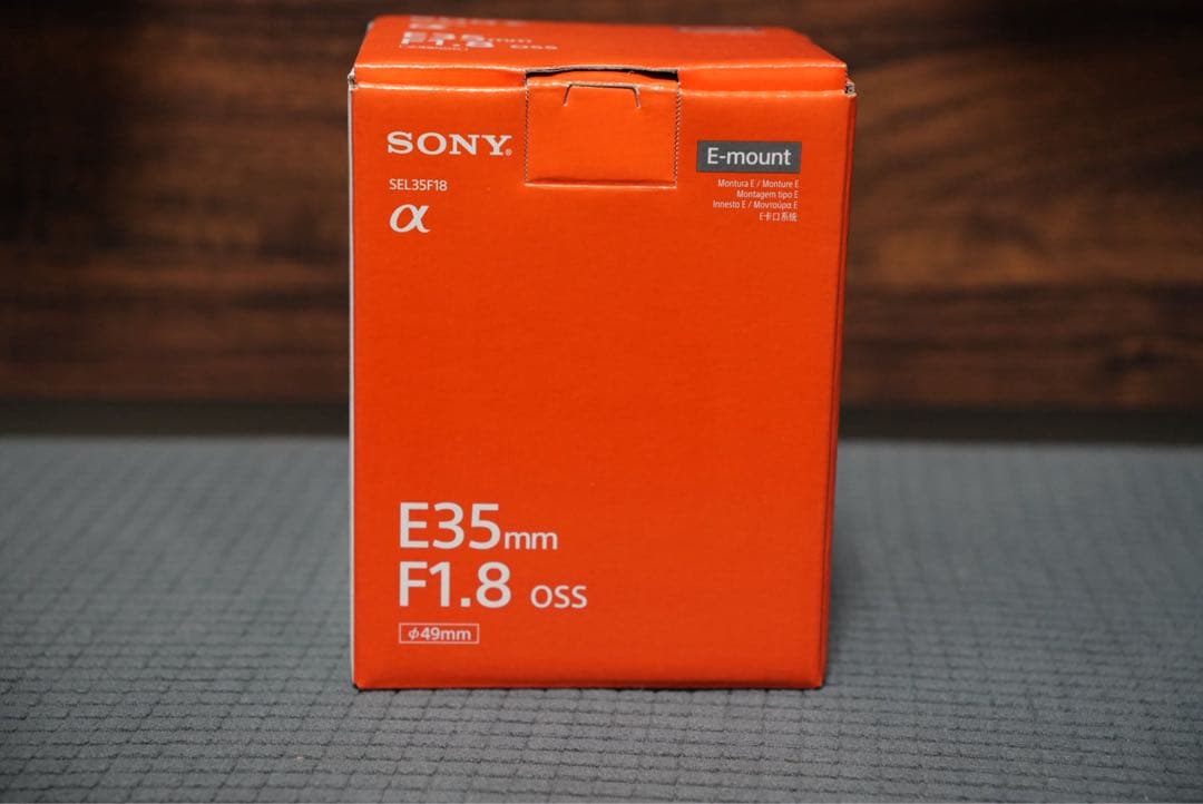 新品同様 SONY 35mm F1.8 SEL35F18