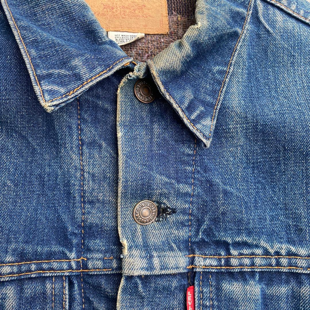60s~70s Levi's70505 bigE ブランケット ケアタグ 40