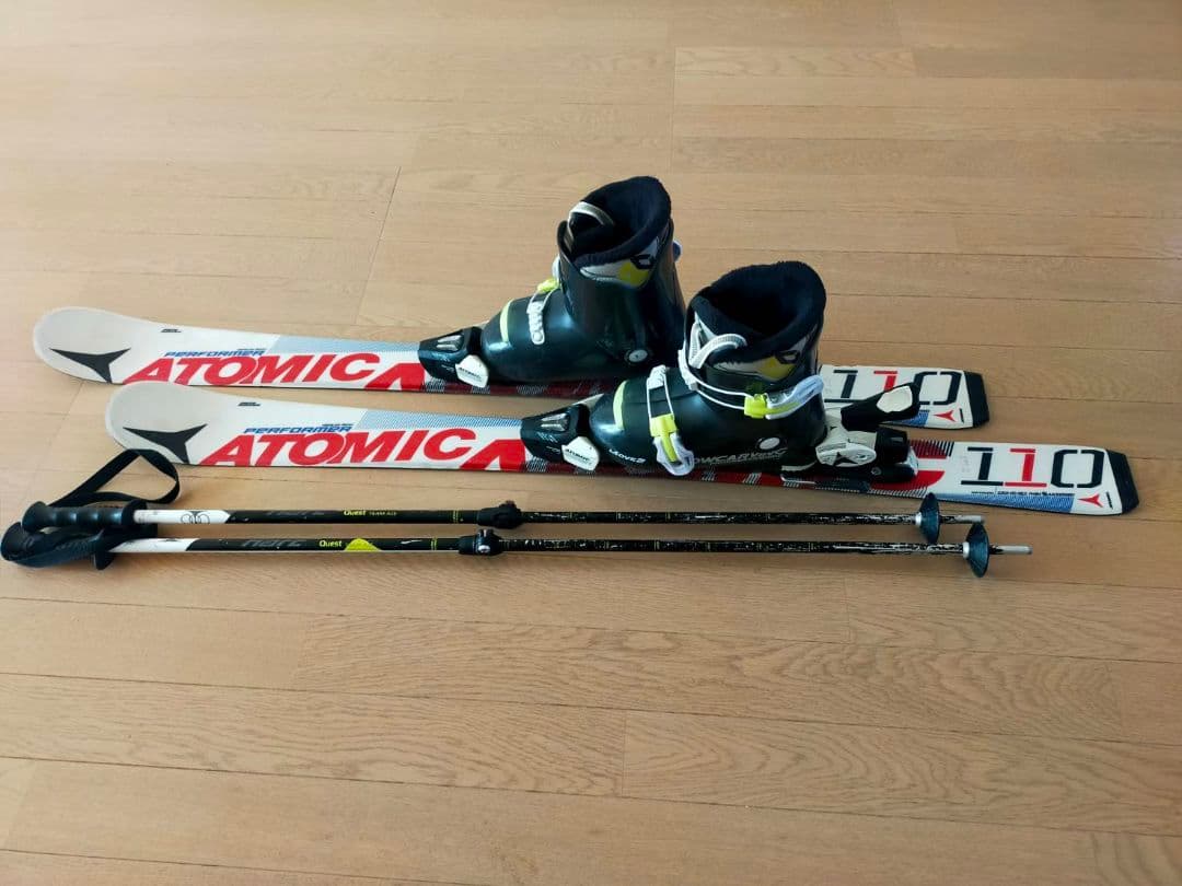 ATOMIC 110 子ども用スキー4点セット