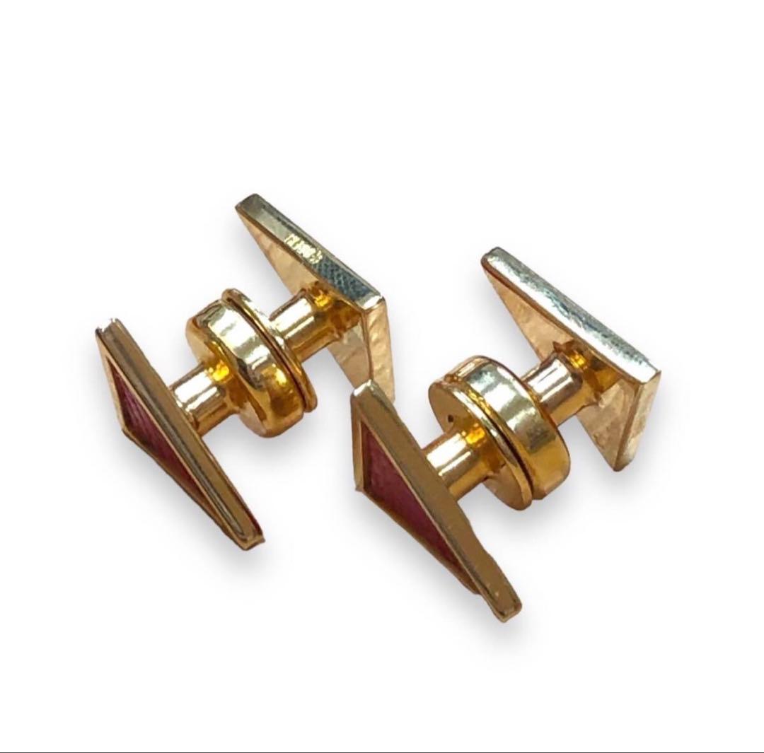 HERMES エルメス　カフス　ゴールド/レッドリザード　箱付き　超美品