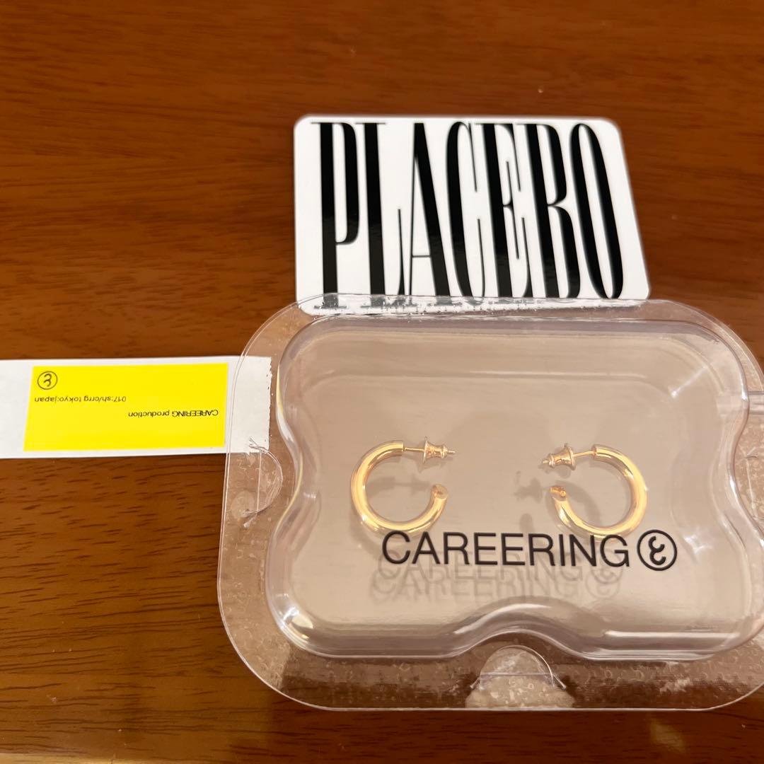 CAREERING PLACEBO 501 ゴールド フープピアス