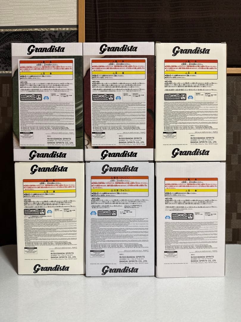 フィギュア　６点(エレン　リヴァイ　黒崎一護　キルア　金木研　範馬勇次郎)