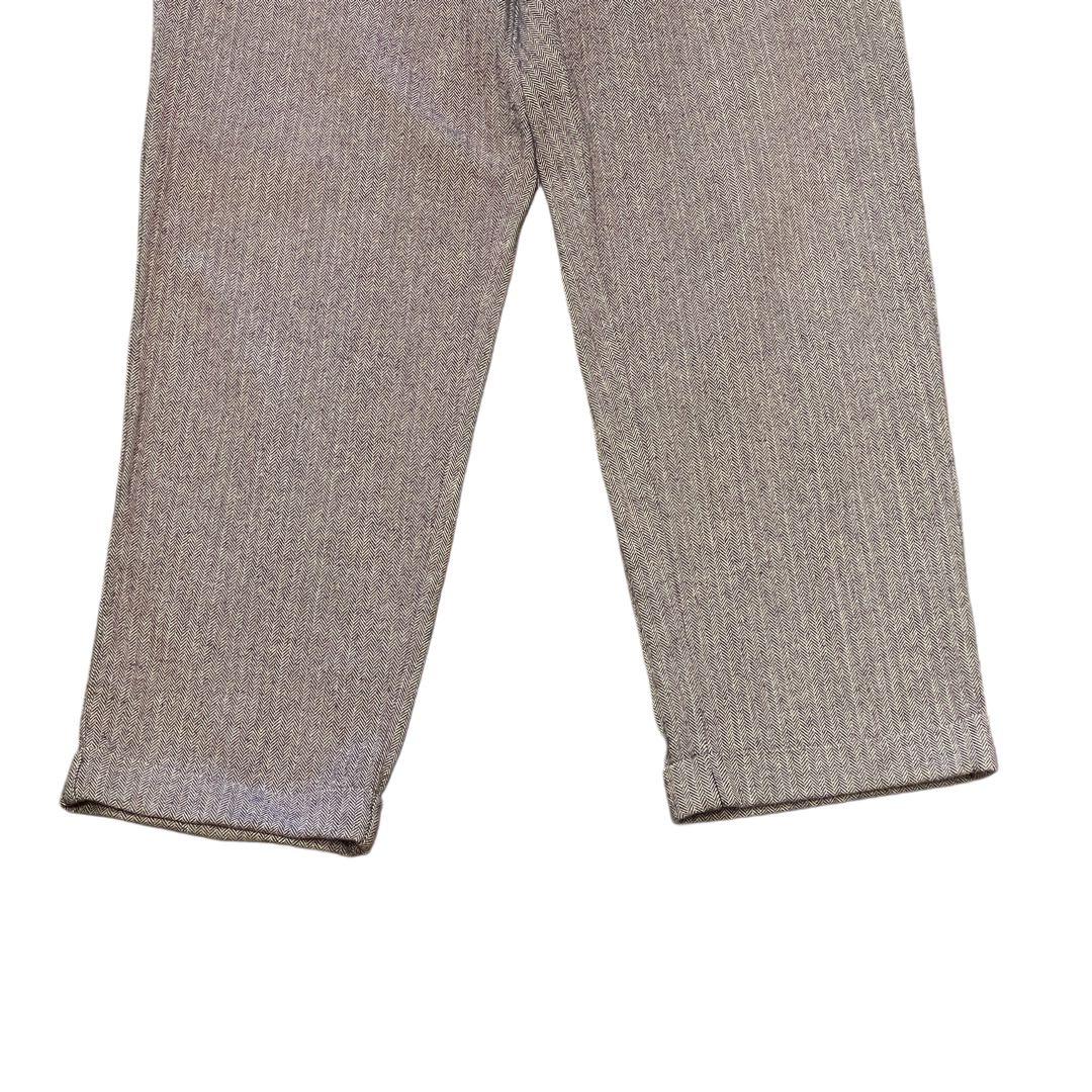 【W34 L29】90s ポロ・ラルフローレン ヘリンボーン コットンスラックス