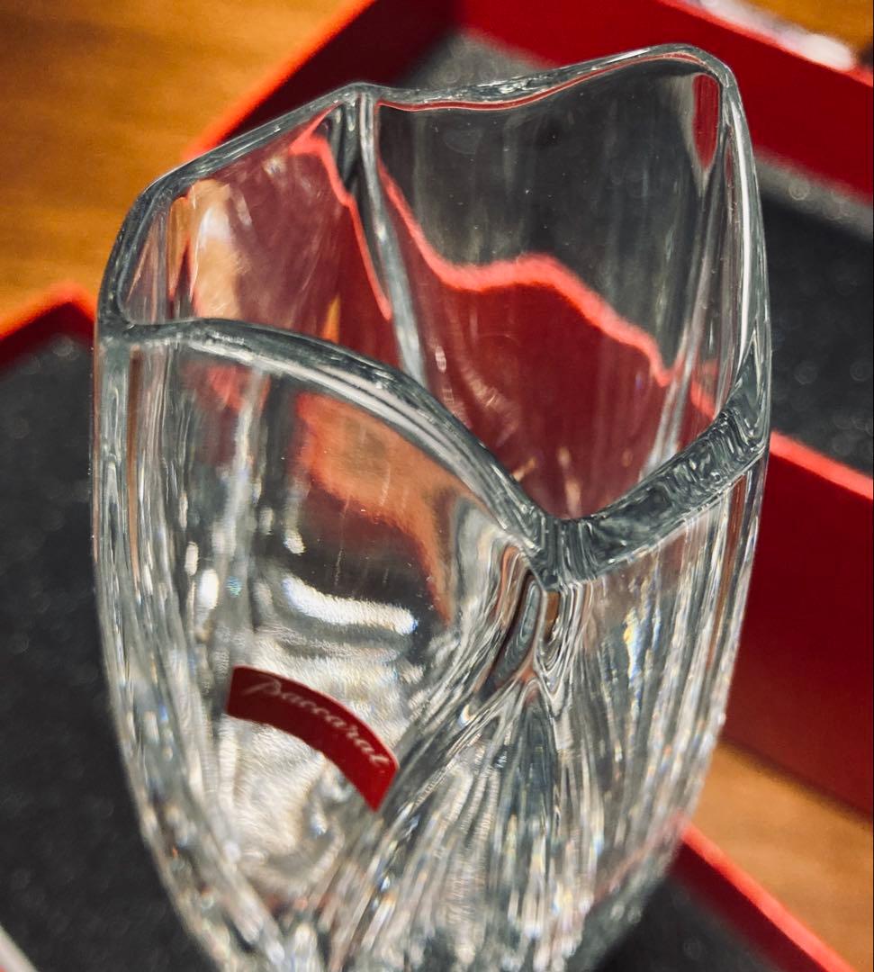 Baccarat バカラ クリスタル 花瓶 高さ約20cm