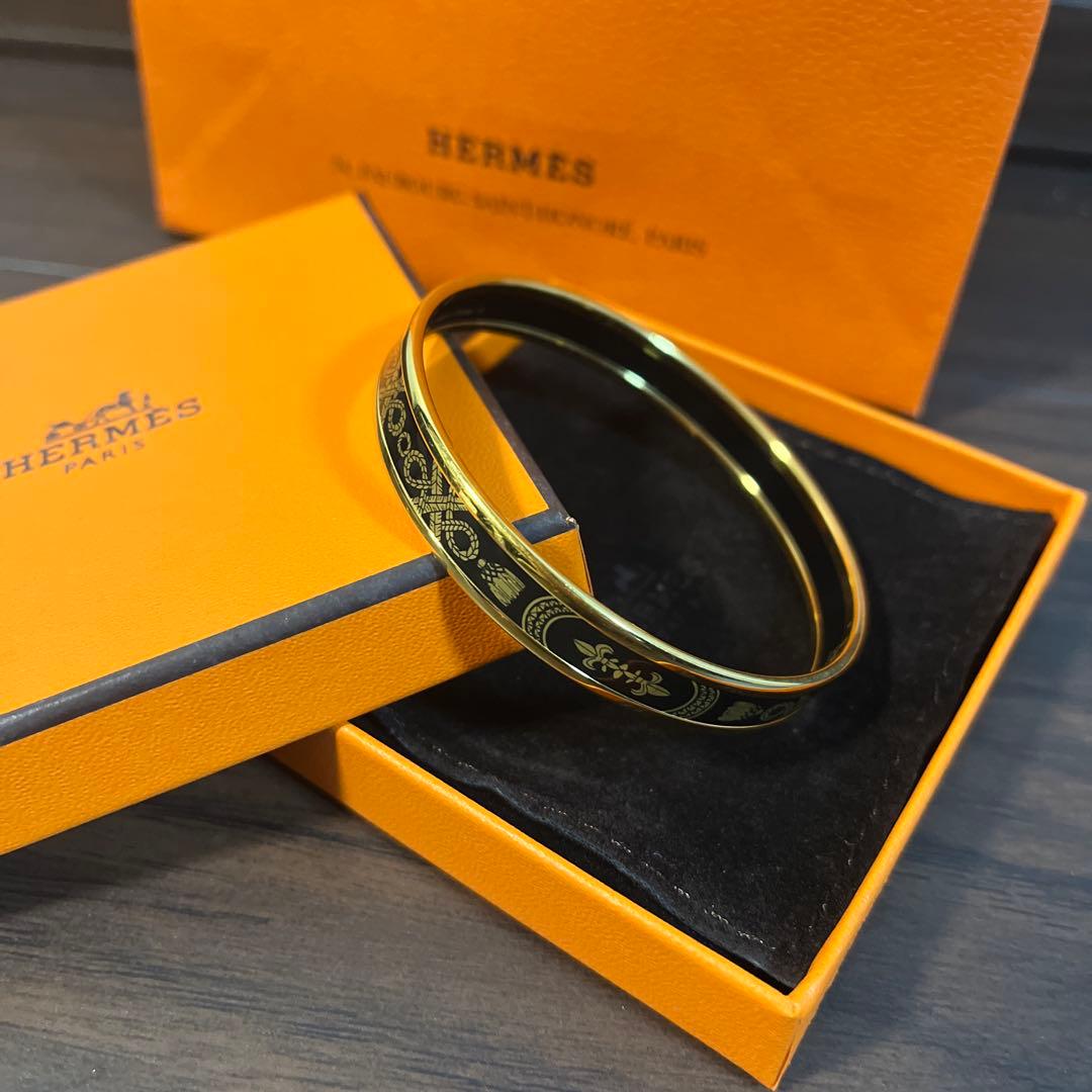 HERMES エルメス ゴールドバングル