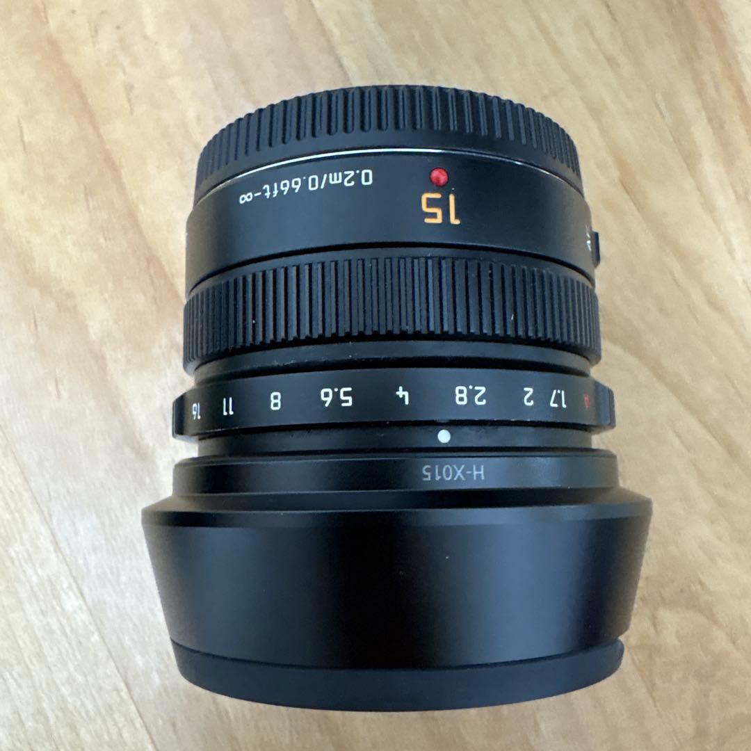 レンズ(単焦点) Panasonic LEICA H-X015 15mm F1.7 ASPH.