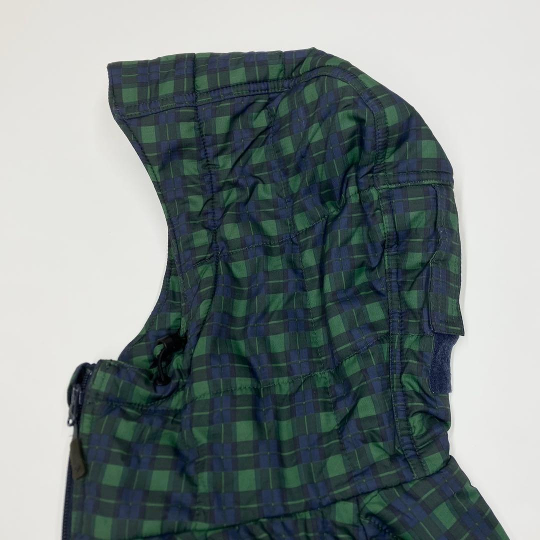 【希少】00s コロンビア パファージャケット ブラックウォッチ 短丈 テック