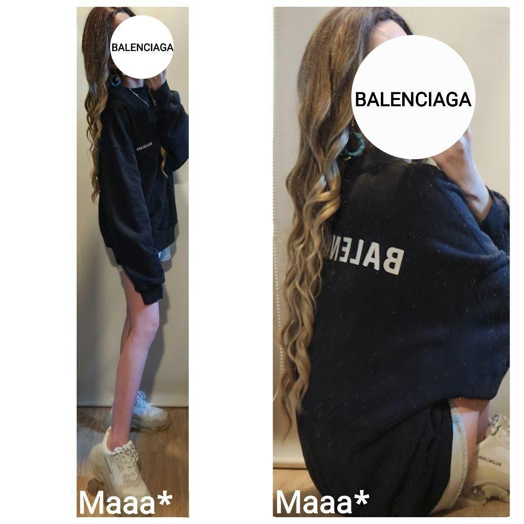 ma♡様♡BALENCIAGA　刺繍　ロゴ　スウェット　トレーナー