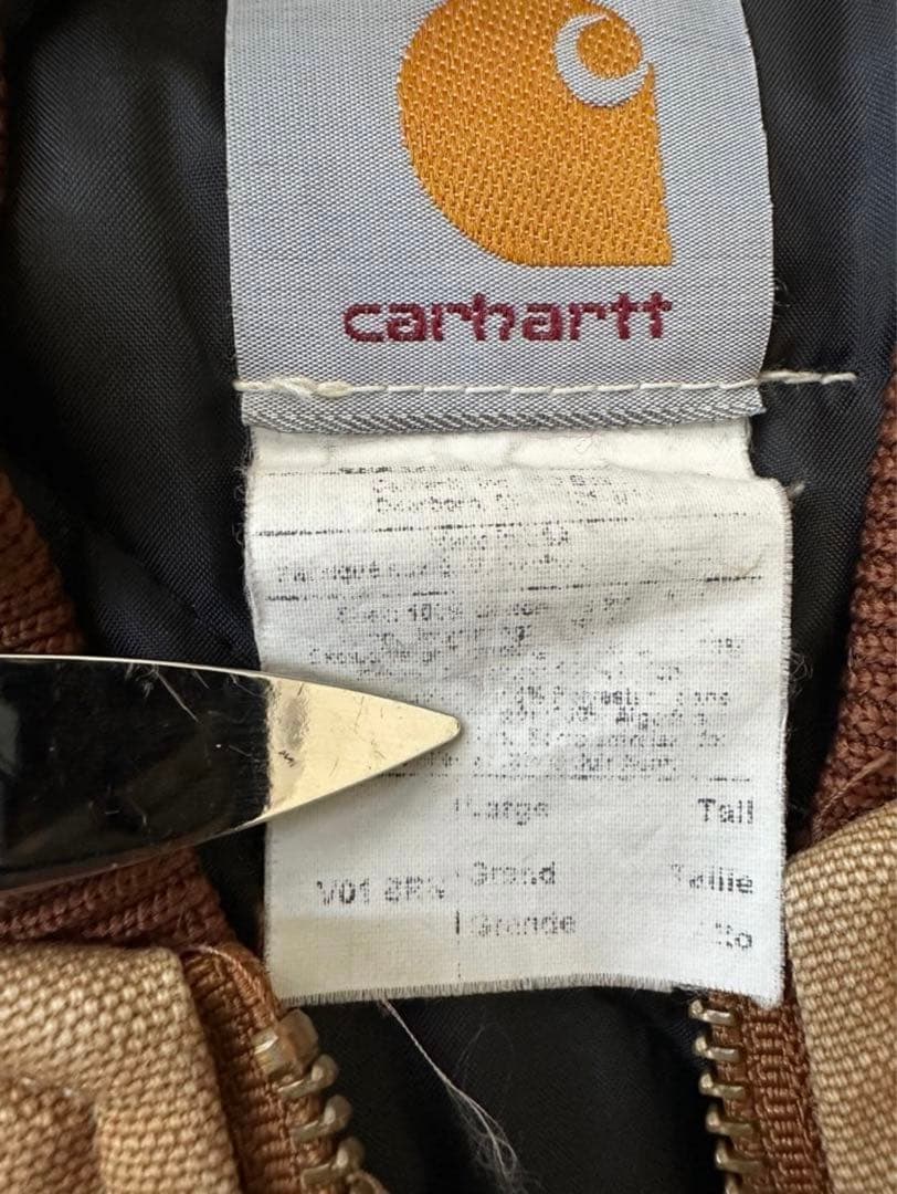 カーハート　USA製　腰ゴム　ダックベスト　ヴィンテージ