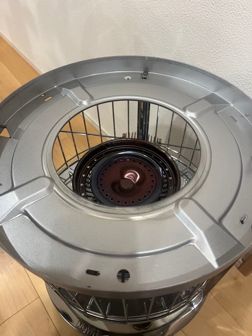 PASECO 美品 円筒形ホワイト石油ストーブ　白