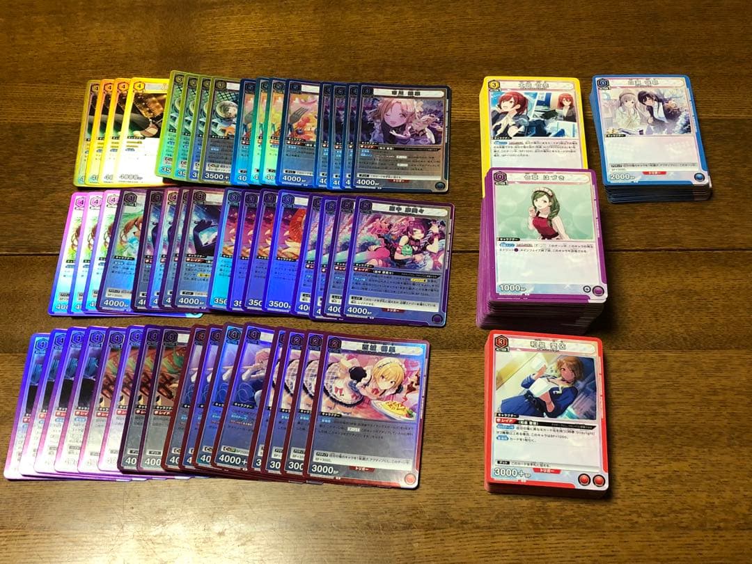 ユニオンアリーナ　シャニマス Vol1、2のR以下4枚づつ