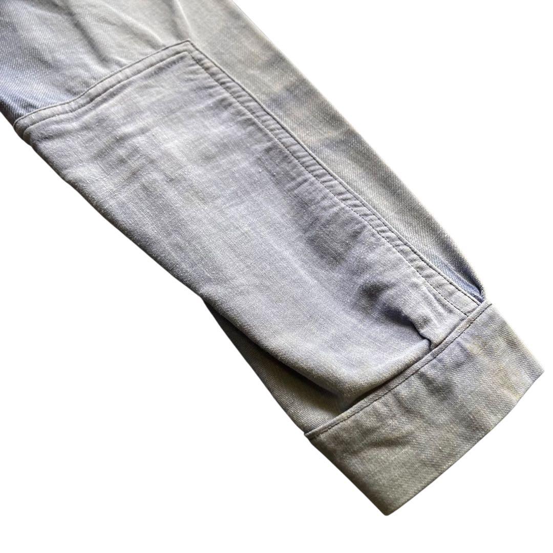 40〜50s フレンチ ヴィンテージ カバーオール モールスキンジャケット ボロ