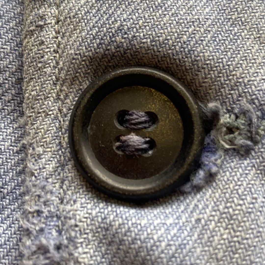 40〜50s フレンチ ヴィンテージ カバーオール モールスキンジャケット ボロ