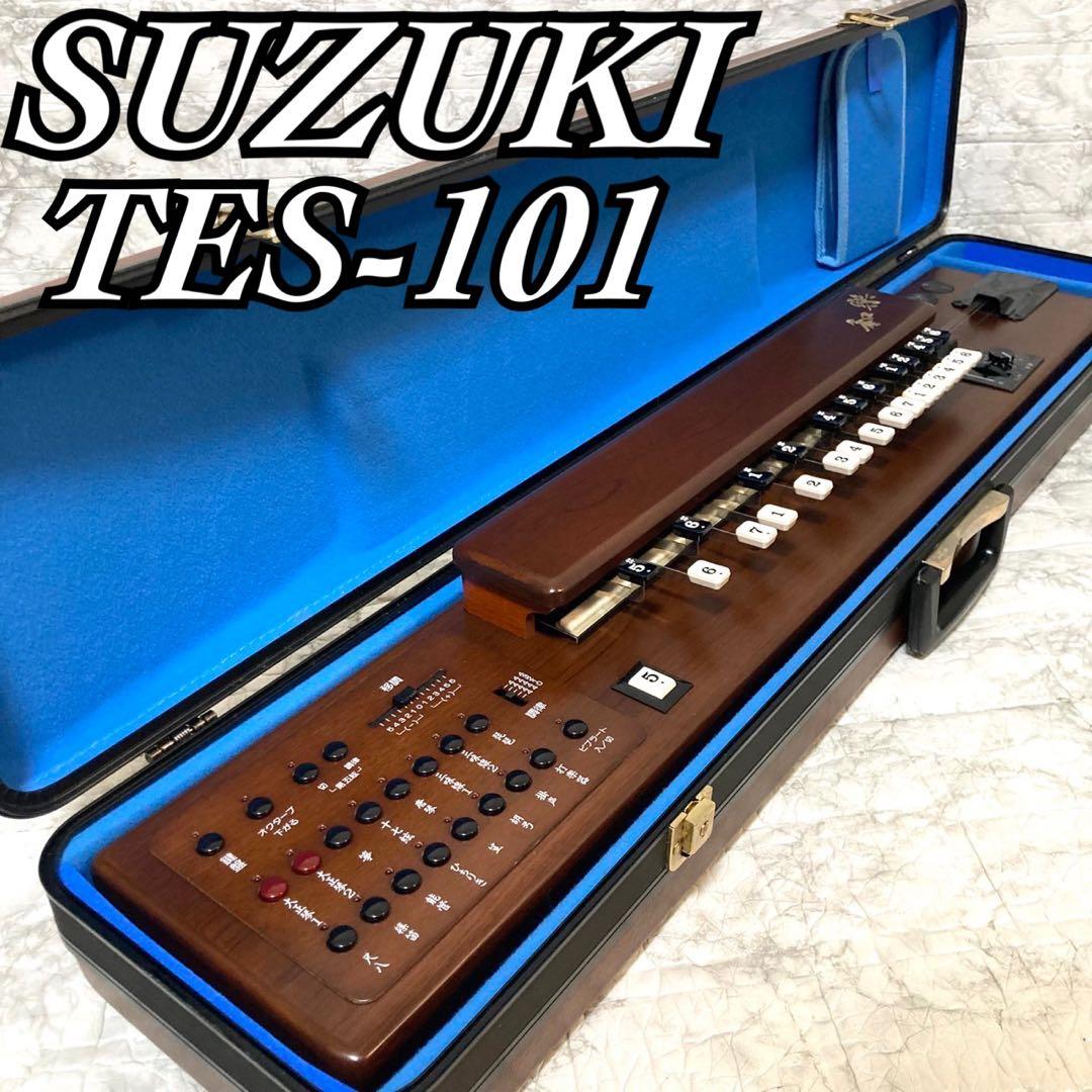 【完動品 美品】SUZUKI 電子大正琴 TES-101 16種類の音色 希少品