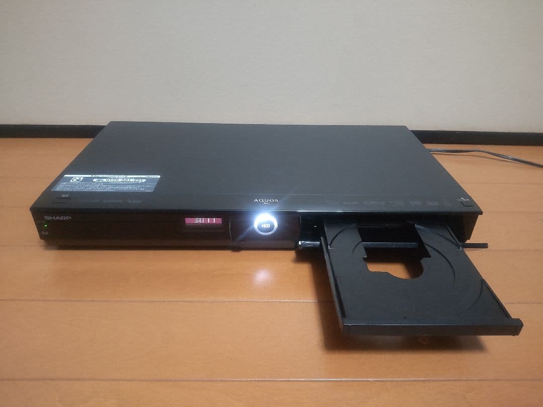 シャープ　AQUOS　BD―W520 500GB→1TB プチメンテ済み
