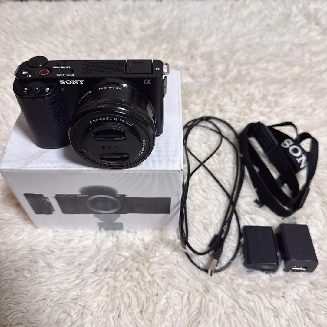 SONY VLOGCAM ZV-E10 ブラック　ズームレンズセット